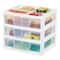 IRIS 13" Clear Tabletop Storage Drawers